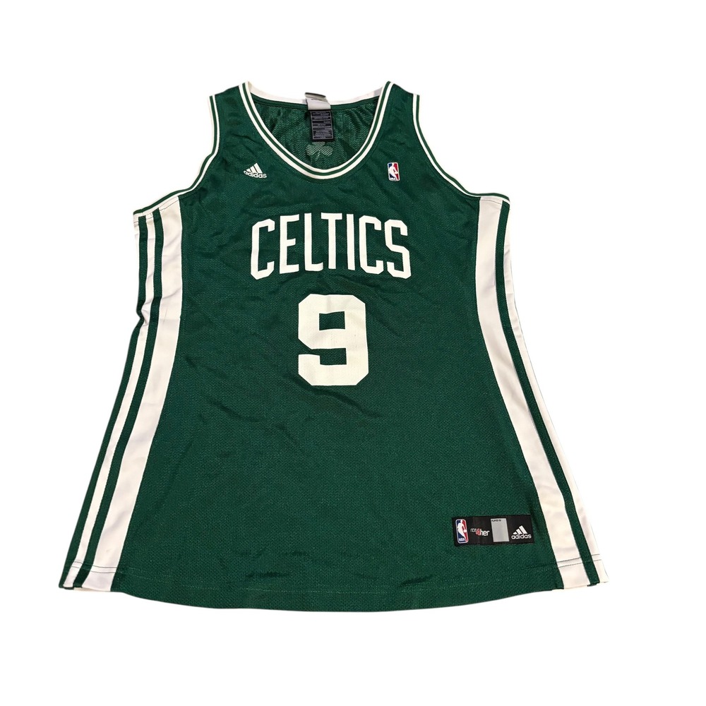 Adidas Boston Celtics Rajon Rondo 9 NBA4Her‎ Jersey Green Womens Large 7873W 09